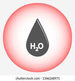 h2o vector icon 10 eps