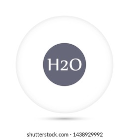 h2o vector icon 10 eps , Lorem ipsum Flat design