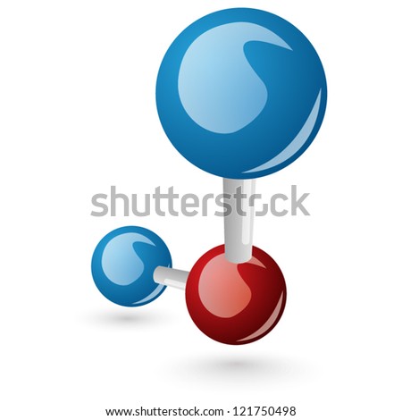 H2O Water molecule