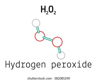 H2O2 Hydrogen Peroxide Molecule