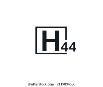 H44, 44H Initial letter logo