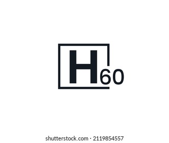 H60, 60H Logo für den Anfangsbuchstaben