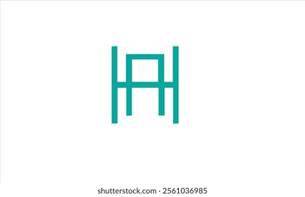 HA, AH, H, A, Abstract Letters Logo Monogram
