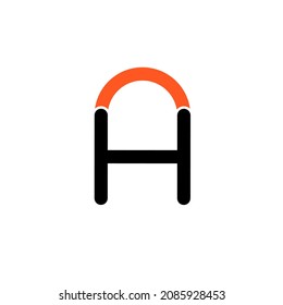 Ha ah a h letter logo