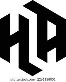 ha clothing fashion logo design