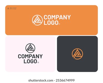 HA creative initial latter logo