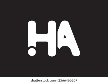 HA Creative logo design and monogram logo

