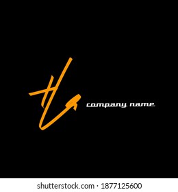 Ha handwritten logo for identity