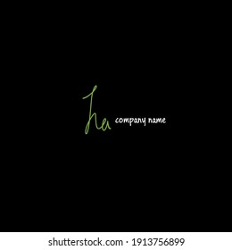 mit handgeschriebenem Logo