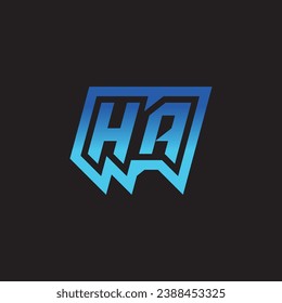 HA erste Inspiration Logo Design-Unterstützung und Gaming Clan Ideen