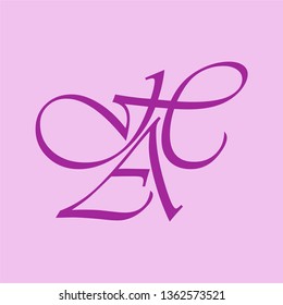 HA initial logo design with a creative and minimalist concept. Vector EPS 10.