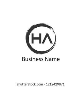 HA Letter Logo Template