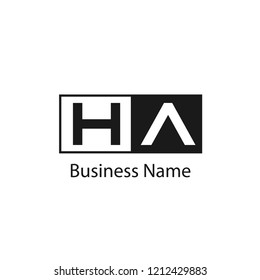 HA Letter Logo Template