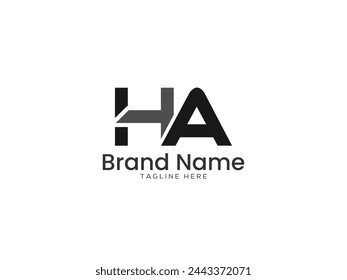 HA Letter Logo Vector Art, Icons, and Graphics