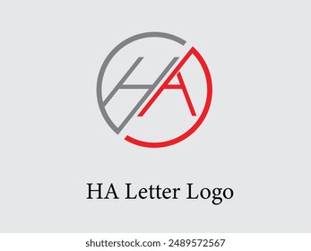 HA letter logo for your business and company identity 