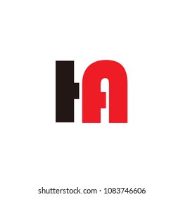 ha letter vector logo