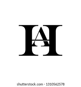 ha letter vector logo. ah letter vector logo