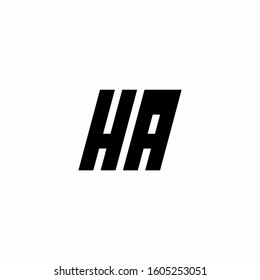 HA Letter vector Logo Template Illustration Design