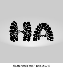 HA Logo, Decorative, Romantic