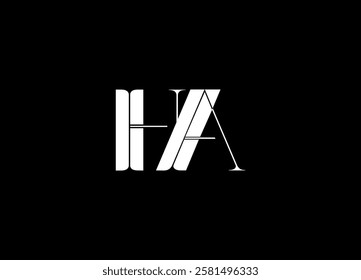 HA Logo Design Creative and Modern Logo Design