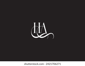 HA Logo Design And Monogram Logo