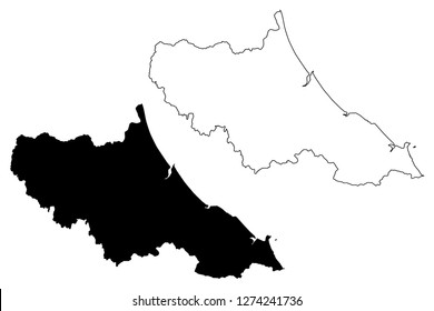 Ha Tinh Province (Socialist Republic of Vietnam, Subdivisions of Vietnam) map vector illustration, scribble sketch Tinh Ha Tinh map
