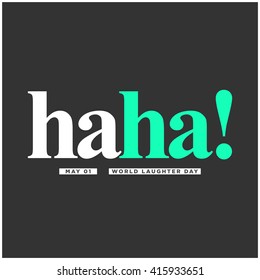 Ha ha (Vector Design Template)