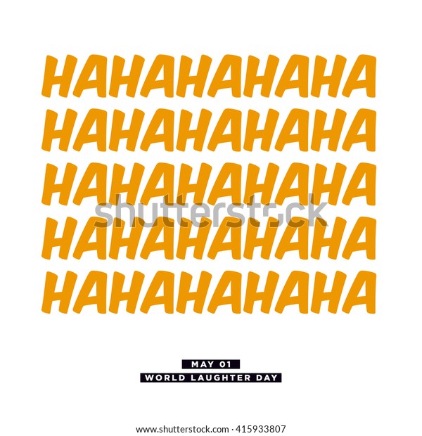 Ha Ha Vector Design Template 스톡 벡터(로열티 프리) 415933807