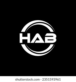 HAB Logo Design, Inspiration for a Unique Identity. Modern Elegance and Creative Design. Watermark Your Success with the Striking this Logo.