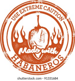 Habanero Pepper Stamp