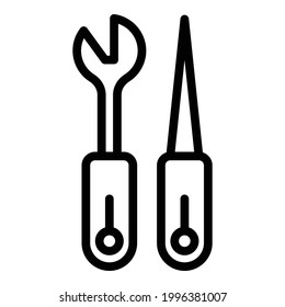 Haberdashery accessories icon. Outline Haberdashery accessories vector icon for web design isolated on white background