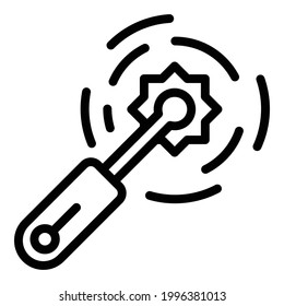 Haberdashery tool icon. Outline Haberdashery tool vector icon for web design isolated on white background