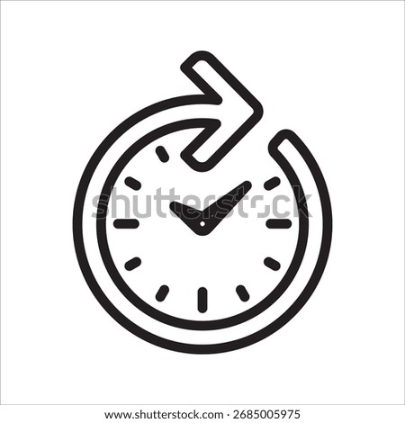Habit Building simple line icon