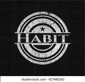 Habit chalk emblem