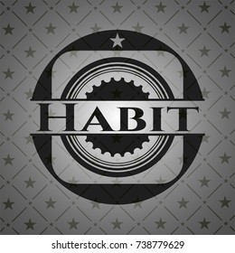 Habit dark badge