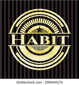  Habit gold emblem