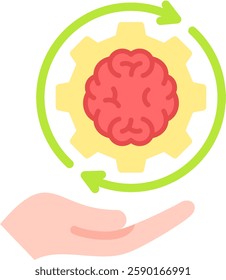 Habit Icon Element For Design