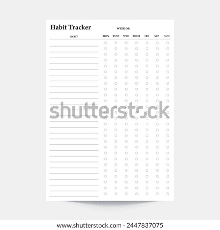 habit tracker,habit tracker pdf,daily habit tracker,daily habits tracker,weekly habit tracker,productive habit tracker