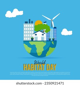 "Habitat Day" is an annual observance dedicated to raising awareness about the importance of preserving and conserving habitats for various species.