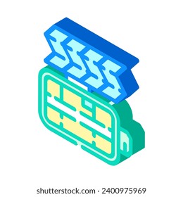 habitat space exploration isometric icon vector. habitat space exploration sign. isolated symbol illustration