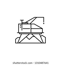 habitation, module, science, station icon. Element of future pack for mobile concept and web apps icon. Thin line icon for website design and development, app development