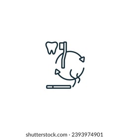 Habits outline icon. Monochrome simple sign from productivity collection. Habits icon for logo, templates, web design and infographics.