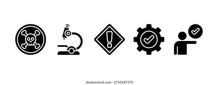 HACCP - Análisis de Peligros y Puntos Críticos de Control, acrónimo, concepto de Ilustración vectorial