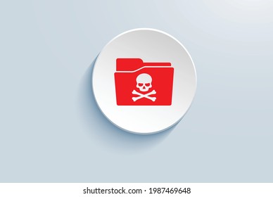 hack folder isolated vector design