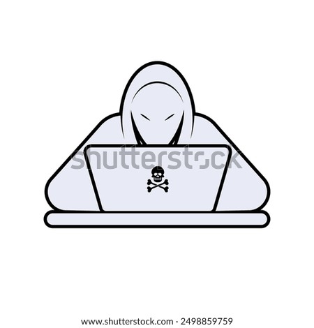 Hack Icon. Hackers, Invader Symbol. 