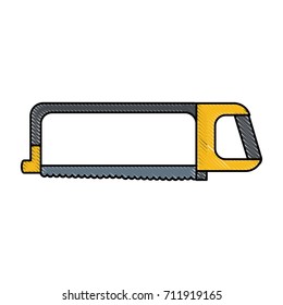 hack saw tool icon image