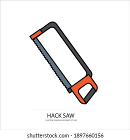 Hack Saw Vector Type Icon