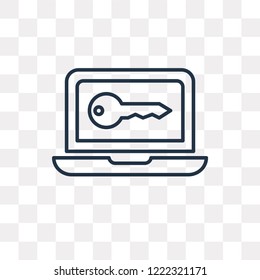 Hack vector outline icon isolated on transparent background, high quality linear Hack transparency concept can be used web and mobile