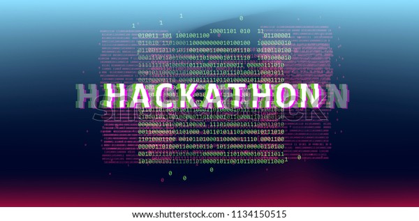 Hackathon Event Template Banner Cover Poster Stock Vector (Royalty Free ...