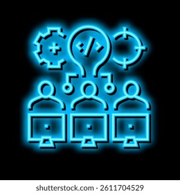 hackathon fintech development neon light sign vector. hackathon fintech development illustration